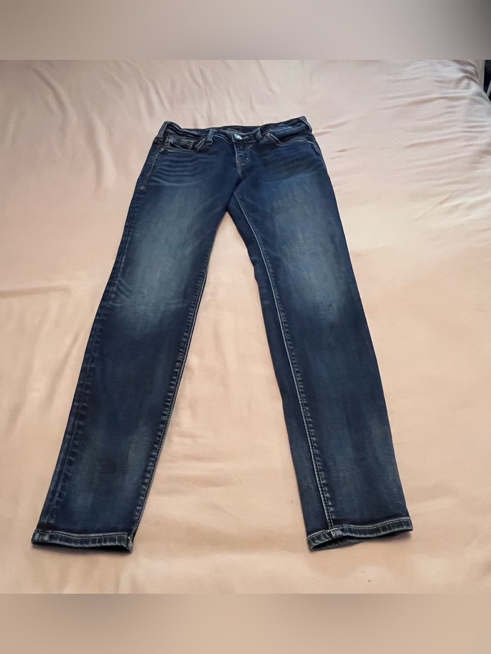 Silver Jeans Woman’s Faded Suki Skinny Blue Jeans